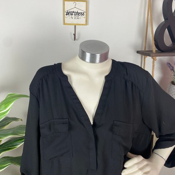 Torrid Black Harper Blouse - Picture 2 of 5